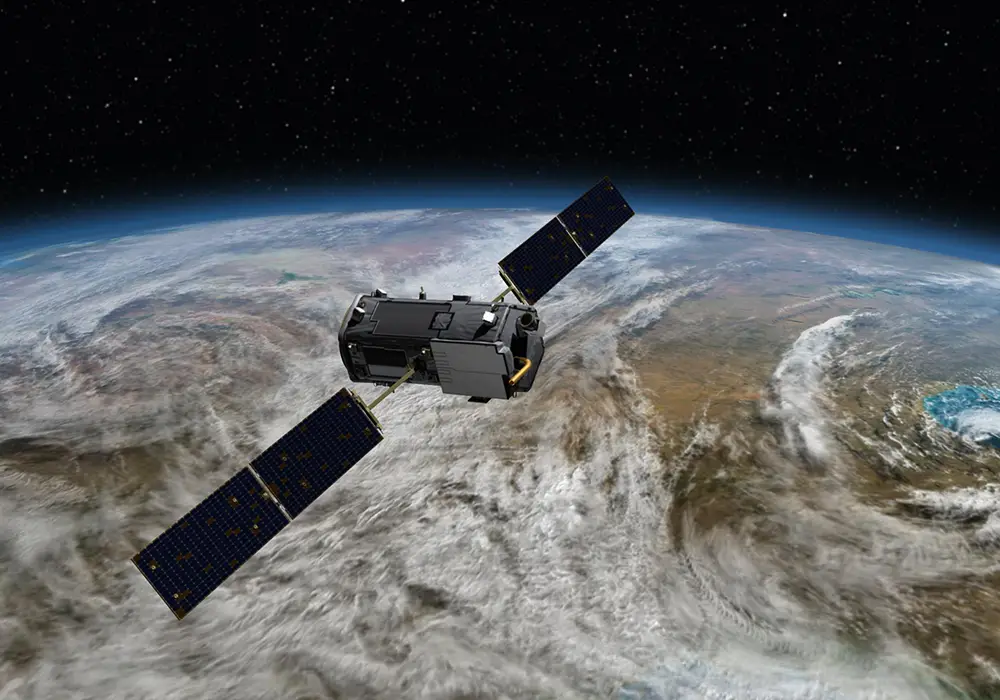 Artist's rendering of NASA's Orbiting Carbon Observatory (OCO)-2